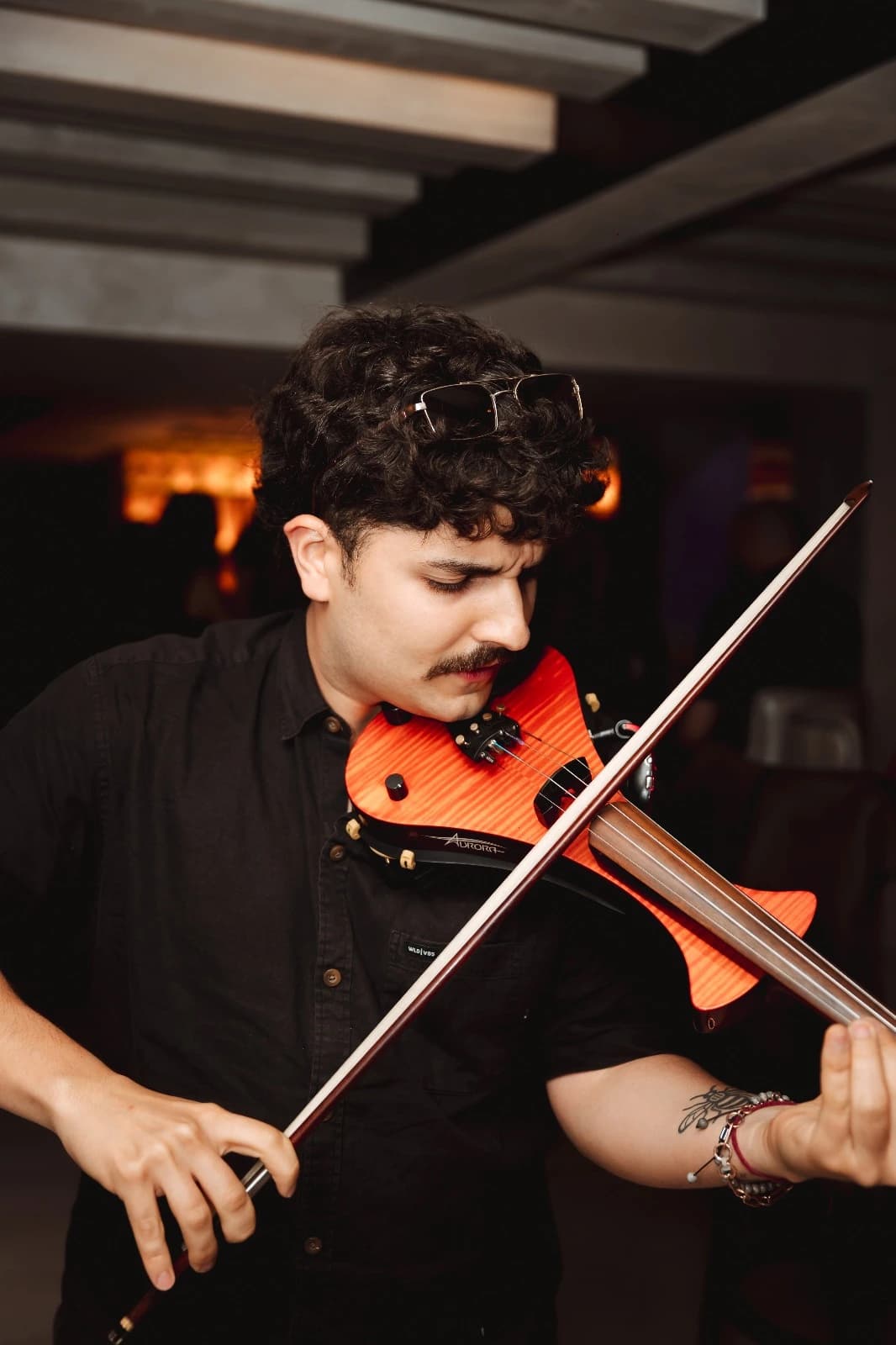 Live DJ Electric violinist & percussions